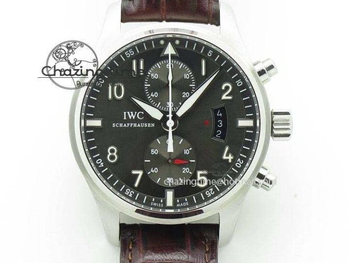 MIROTIME 1229 MARK XVIII Le Petit Prince IW327004 SS FKF 1:1 Best Edition Blue Dial On Brown Leather Strap Trendsetting 7117